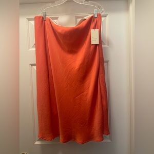 A New Day coral midi skirt 1x